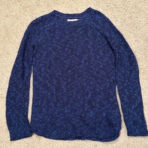 Blue and black sweater